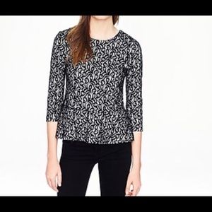 MUST SELL J. crew lace peplum top 🖤